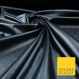 7 COLOURS Premium Quality METALLIC LEATHERETTE Fabric 300gsm Dancewear Craft 55"