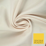 7 COLOURS - Luxury Plain Stretch Matt Duchess Satin Fabric Wedding Dress 58"