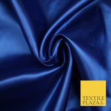 Plain Solid Smooth Shiny Lightweight Poly Satin Fabric Dress Lining Material 58"