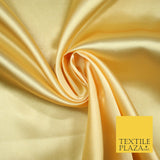 Plain Solid Smooth Shiny Lightweight Poly Satin Fabric Dress Lining Material 58"