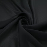 18 COLOURS - Premium Plain DOUBLE Georgette Chiffon Sheer Dress Polyester Fabric