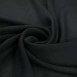 18 COLOURS - Premium Plain DOUBLE Georgette Chiffon Sheer Dress Polyester Fabric