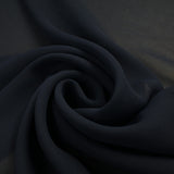 18 COLOURS - Premium Plain DOUBLE Georgette Chiffon Sheer Dress Polyester Fabric