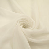 18 COLOURS - Premium Plain DOUBLE Georgette Chiffon Sheer Dress Polyester Fabric