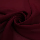 18 COLOURS - Premium Plain DOUBLE Georgette Chiffon Sheer Dress Polyester Fabric