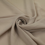 18 COLOURS - Premium Plain DOUBLE Georgette Chiffon Sheer Dress Polyester Fabric