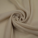 18 COLOURS - Premium Plain DOUBLE Georgette Chiffon Sheer Dress Polyester Fabric