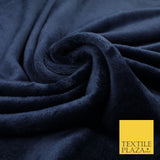 14 COLOURS - Premium Soft Double Sided Cuddle Fleece Fabric Material - 300GSM