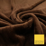 14 COLOURS - Premium Soft Double Sided Cuddle Fleece Fabric Material - 300GSM