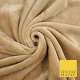 14 COLOURS - Premium Soft Double Sided Cuddle Fleece Fabric Material - 300GSM