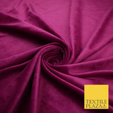 CERISE PINK Soft Plain Velvet Velour Fabric Stretch Spandex Material - 68" 9105