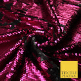 3 COLOURS Reversible Soft MATT MERMAID SEQUIN Fabric 2 Colour Way Changing Lycra