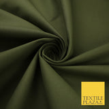 16 COLOURS - 100% Cotton Drill Fabric Twill Upholstery Uniform Workwear Craft