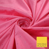 8 COLOURS - High Quality Lurex Dobby Faux Silk Two Tone Taffeta Dress Fabric 56"