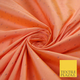 8 COLOURS - High Quality Lurex Dobby Faux Silk Two Tone Taffeta Dress Fabric 56"