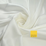 Premium Plain 2 Way Stretch Liquid Satin Silky Fabric Material Dress Bridal 48"