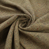 BEIGE Heavyweight Coloured Fleck 100% Silk Linen Look Material Upholstery 9823