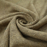 BEIGE Coloured Fleck Corded 100% Silk Linen Look Material Upholstery Craft 9821