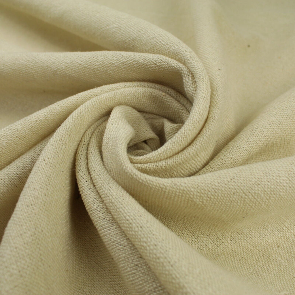 OYSTER Heavyweight Coloured Fleck 100% Silk Linen Look Material Upholstery 9824