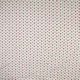 White Pink Black Multi Size Dot Spot Soft Viscose Dress Fabric Material 58" 959