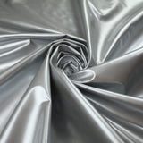 MATT SILVER GREY PREMIUM Metallic Lycra Stretch Fabric Spandex Dancewear 9796