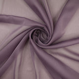 DUSTY LILAC LAVENDER Chiffon Georgette Sheer Fabric Dress Craft 58" Wide 9798