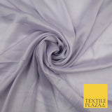 4 COLOURS Semi-Sheer Chiffon Georgette Fabric Bridal Dress Craft 47" Wide