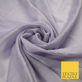 4 COLOURS Semi-Sheer Chiffon Georgette Fabric Bridal Dress Craft 47" Wide