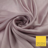 4 COLOURS Semi-Sheer Chiffon Georgette Fabric Bridal Dress Craft 47" Wide