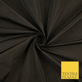 13 COLOURS - Plain Dyed Faux Silk TAFFETA Dress Lining Bridal Fabric