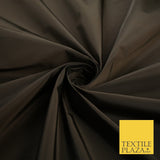 13 COLOURS - Plain Dyed Faux Silk TAFFETA Dress Lining Bridal Fabric