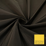 13 COLOURS - Plain Dyed Faux Silk TAFFETA Dress Lining Bridal Fabric