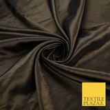 13 COLOURS - Plain Dyed Faux Silk TAFFETA Dress Lining Bridal Fabric