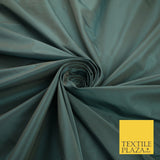 13 COLOURS - Plain Dyed Faux Silk TAFFETA Dress Lining Bridal Fabric