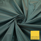 13 COLOURS - Plain Dyed Faux Silk TAFFETA Dress Lining Bridal Fabric