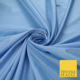 13 COLOURS - Plain Dyed Faux Silk TAFFETA Dress Lining Bridal Fabric