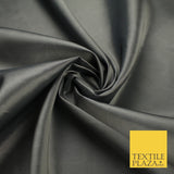 13 COLOURS - Plain Dyed Faux Silk TAFFETA Dress Lining Bridal Fabric