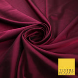 13 COLOURS - Plain Dyed Faux Silk TAFFETA Dress Lining Bridal Fabric