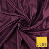 13 COLOURS - Plain Dyed Faux Silk TAFFETA Dress Lining Bridal Fabric