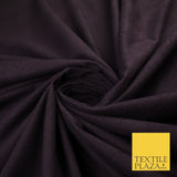 11 Colours Luxury Faux Suede Fabric Med Weight Dressmaking Upholstery Craft 60"