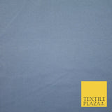 SOFT FEEL GREY Powder Crepe 100% Polyester PLAIN FABRIC LINING 60" WIDE