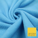 Plain BABY BLUE Premium Antipill Soft Polar Fleece Baby Kids Blanket 150cm 6014